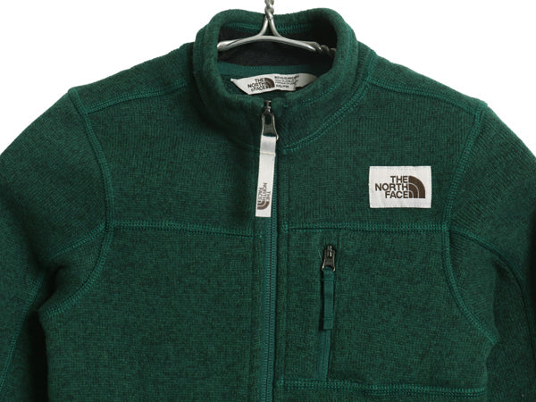 US企画 ノースフェイス ゴードン ライオンズ フリース ジャケット キッズ XXS 100cm 古着 セーター フルジップ ブルゾン ワンポイント 子供