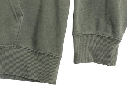 ノースフェイス 両面 プリント スウェット フード パーカー メンズ XL / アウトドア トレーナー プルオーバー 裏起毛 大きいサイズ カーキ