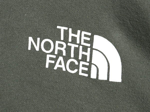 ノースフェイス 両面 プリント スウェット フード パーカー メンズ XL / アウトドア トレーナー プルオーバー 裏起毛 大きいサイズ カーキ