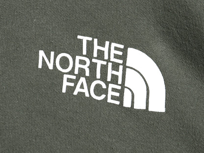 ノースフェイス 両面 プリント スウェット フード パーカー メンズ XL / アウトドア トレーナー プルオーバー 裏起毛 大きいサイズ カーキ