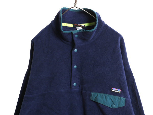 パタゴニア シンチラ スナップT メンズ XL / 古着 13年製 プルオーバー フリース ジャケット ブルゾン ジャンパー ハイネック 大きいサイズ