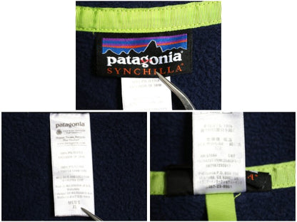 パタゴニア シンチラ スナップT メンズ XL / 古着 13年製 プルオーバー フリース ジャケット ブルゾン ジャンパー ハイネック 大きいサイズ