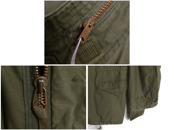 70s 米軍実物 US ARMY M-65 フィールド ジャケット MEDIUM REGULAR 78年製 ヴィンテージ ミリタリー 3rd ブラス 軍物 ブルゾン ジャンパー