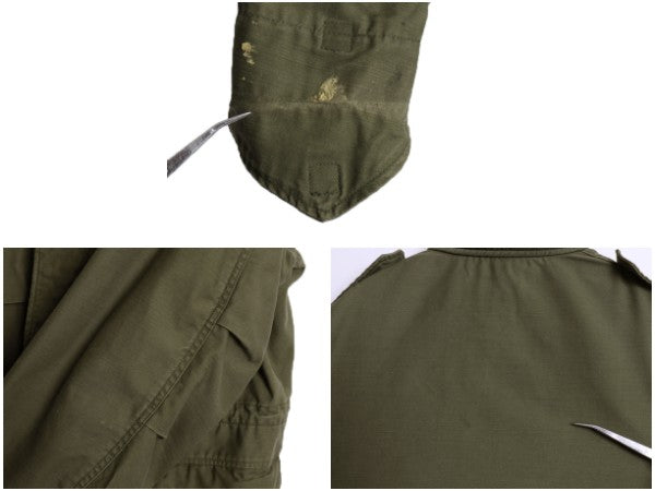 70s 米軍実物 US ARMY M-65 フィールド ジャケット MEDIUM REGULAR 78年製 ヴィンテージ ミリタリー 3rd ブラス 軍物 ブルゾン ジャンパー