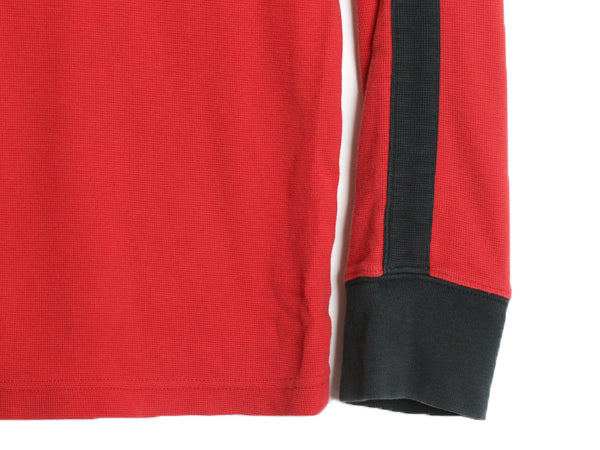 90s ポロ ラルフローレン 鹿の子 長袖 Tシャツ メンズ L 古着 オールド ロンT ロングスリーブ コットン ワンポイント カットソー ツートン