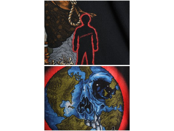90s ★ メタリカ パスヘッド イラスト プリント Tシャツ メンズ XL / オールド オフィシャル 当時物 バンド ロック メタル スカル 黒 GIANT