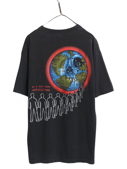 90s ★ メタリカ パスヘッド イラスト プリント Tシャツ メンズ XL / オールド オフィシャル 当時物 バンド ロック メタル スカル 黒 GIANT