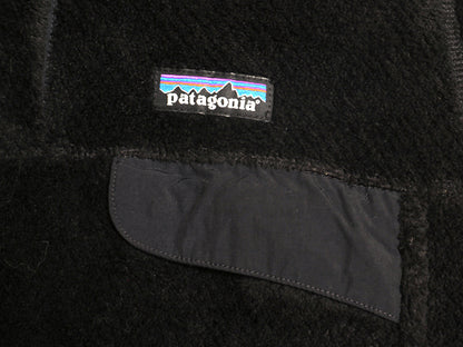 パタゴニア リツール スナップT プルオーバー ジャケット レディース М / 古着 17年製 フリース アウトドア ブルゾン ハイネック ブラック
