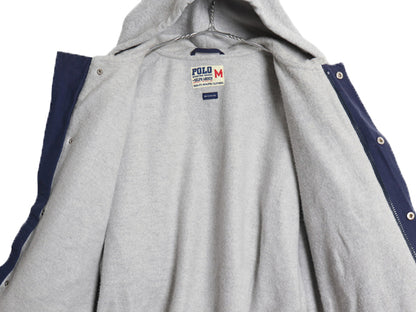 90s ★ ポロ ラルフローレン SPORTING GOODS 91 パーカー ジャケット メンズ M 古着 オールド コットン 裏起毛 ブルゾン フード スウェット