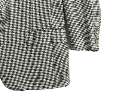 90s USA製 POLO UNIVERSITY CLUB ラルフローレン テーラード ジャケット メンズ L 程/ オールド ポロ ブレザー ウール 千鳥格子 チェック
