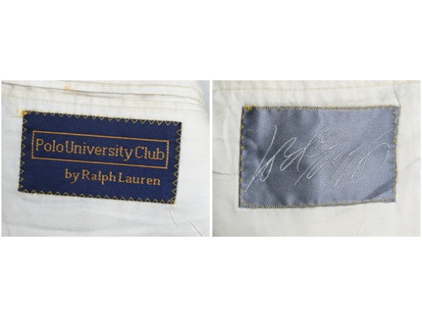 90s USA製 POLO UNIVERSITY CLUB ラルフローレン テーラード ジャケット メンズ L 程/ オールド ポロ ブレザー ウール 千鳥格子 チェック