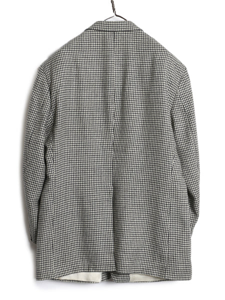 90s USA製 POLO UNIVERSITY CLUB ラルフローレン テーラード ジャケット メンズ L 程/ オールド ポロ ブレザー ウール 千鳥格子 チェック