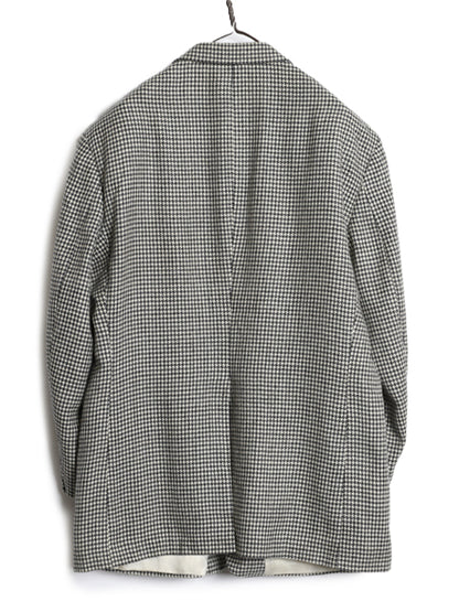 90s USA製 POLO UNIVERSITY CLUB ラルフローレン テーラード ジャケット メンズ L 程/ オールド ポロ ブレザー ウール 千鳥格子 チェック