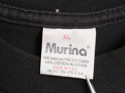 90s USA製 企業 両面 プリント 半袖 Tシャツ メンズ XL / 古着 オールド メッセージ グラフィック シングルステッチ 大きいサイズ ブラック