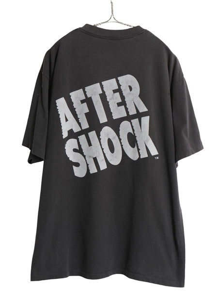 90s USA製 企業 両面 プリント 半袖 Tシャツ メンズ XL / 古着 オールド メッセージ グラフィック シングルステッチ 大きいサイズ ブラック