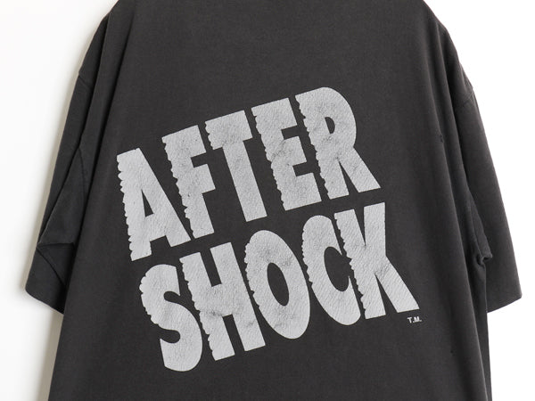 90s USA製 企業 両面 プリント 半袖 Tシャツ メンズ XL / 古着 オールド メッセージ グラフィック シングルステッチ 大きいサイズ ブラック