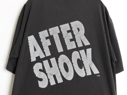 90s USA製 企業 両面 プリント 半袖 Tシャツ メンズ XL / 古着 オールド メッセージ グラフィック シングルステッチ 大きいサイズ ブラック