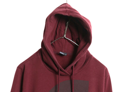 ノースフェイス プリント スウェット フード パーカー レディース XL / アウトドア トレーナー プルオーバー 裏起毛 大きいサイズ シンプル