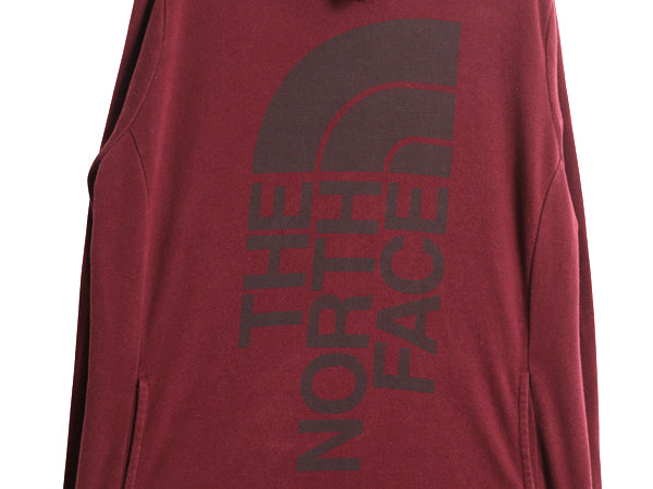 ノースフェイス プリント スウェット フード パーカー レディース XL / アウトドア トレーナー プルオーバー 裏起毛 大きいサイズ シンプル