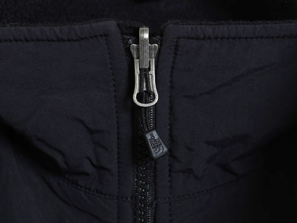 ノースフェイス デナリ ジャケット レディース M 古着 アウトドア フリース ナイロン フルジップ ブルゾン ジャンパー ハイネック ブラック