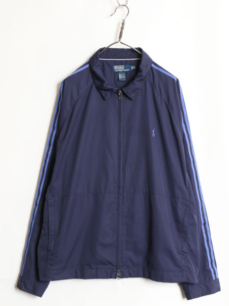 90s ポロ ラルフローレン ナイロン トラック ジャケット メンズ XL / オールド スイングトップ フルジップ メッシュ ライナー 大きいサイズ