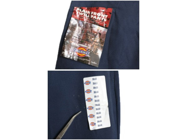 デッドストック 90s USA製 ディッキーズ 874 チノ ワーク パンツ 実寸 36 29 新品 未使用 オールド スラックス チノパン ストレート TALON