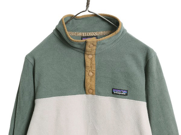 US企画 パタゴニア マイクロD スナップT レディース L / 22年製 アウトドア フリース プルオーバー ジャケット ブルゾン ロンT ハイネック