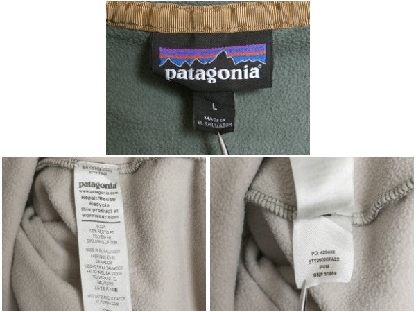 US企画 パタゴニア マイクロD スナップT レディース L / 22年製 アウトドア フリース プルオーバー ジャケット ブルゾン ロンT ハイネック