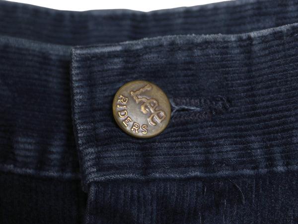 80s USA製 リー 200 コーデュロイ パンツ メンズ 32 30 / 古着 ヴィンテージ スリム ストレート コーズ ノータック 細畝 ボトムス ネイビー