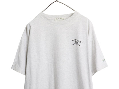 00s オービス フィッシュ イラスト プリント Tシャツ メンズ L 程/ オールド アウトドア アート グラフィック フィッシング ヘビーウェイト