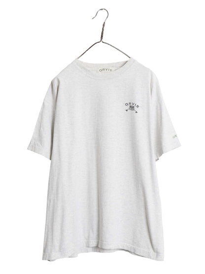 00s オービス フィッシュ イラスト プリント Tシャツ メンズ L 程/ オールド アウトドア アート グラフィック フィッシング ヘビーウェイト
