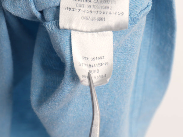 パタゴニア ポケット付き 両面 プリント 半袖 Tシャツ メンズ M 19年製 アウトドア ポケT バックプリント カットソー グラフィック アート