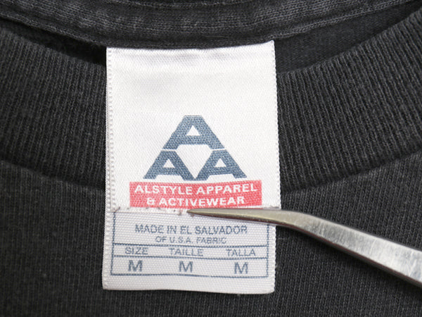 00s テックナイン ツアー プリント Tシャツ メンズ M / オールド 当時物 グラフィック イラスト 両面 ヒップホップ ラップ バンド 音物 黒