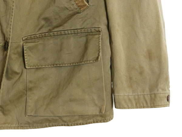 50s ダックスバック コットン ハンティング ジャケット レディース L 程/ ヴィンテージ フィールド コート カバーオール ブルゾン カーキ