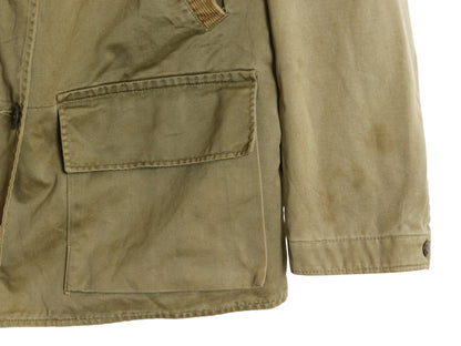 50s ダックスバック コットン ハンティング ジャケット レディース L 程/ ヴィンテージ フィールド コート カバーオール ブルゾン カーキ