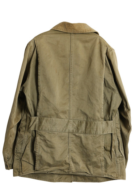 50s ダックスバック コットン ハンティング ジャケット レディース L 程/ ヴィンテージ フィールド コート カバーオール ブルゾン カーキ