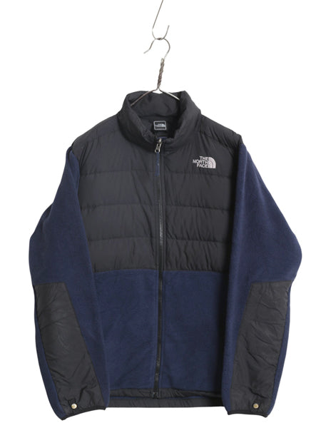 US企画 ノースフェイス デナリ ダウン ジャケット ボーイズ XL メンズ S 程/ アウトドア 550フィル フリース ブルゾン フルジップ ツートン