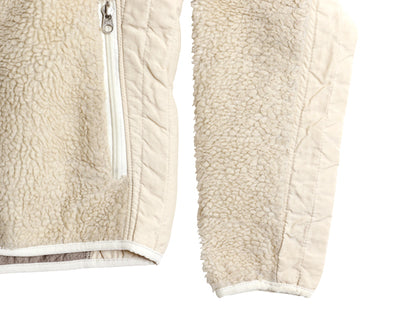 パタゴニア クラシック レトロX ジャケット レディース S 11年製 パイル フリース ボア フルジップ ハイネック 廃盤 ナチュラル アウトドア