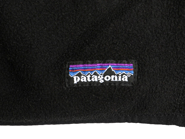 パタゴニア シンチラ フリース ベスト メンズ XL / 09年製 重ね着 フルジップ 前開き アウトドア ハイネック ブラック 企業 大きいサイズ