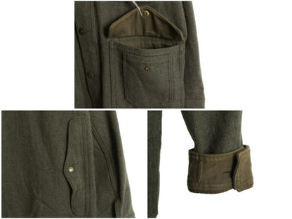 00s ★ ポロ ラルフローレン ウール ロガー ジャケット メンズ L / シングル マッキーノ クルーザー タイプ ハンティング ワーク オリーブ