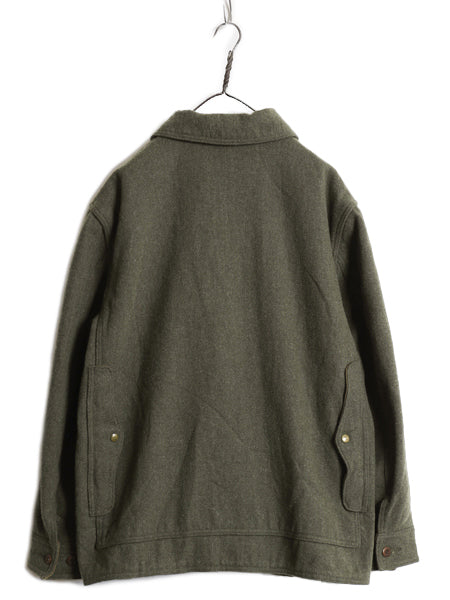00s ★ ポロ ラルフローレン ウール ロガー ジャケット メンズ L / シングル マッキーノ クルーザー タイプ ハンティング ワーク オリーブ