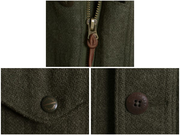 00s ★ ポロ ラルフローレン ウール ロガー ジャケット メンズ L / シングル マッキーノ クルーザー タイプ ハンティング ワーク オリーブ