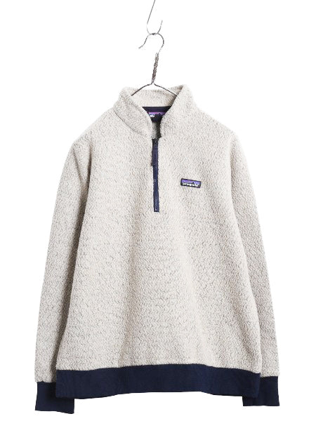 パタゴニア ウーリエステル フリース ジャケット レディース XL / 古着 18年製 ハーフジップ ジャンパー プルオーバー ウール 大きいサイズ