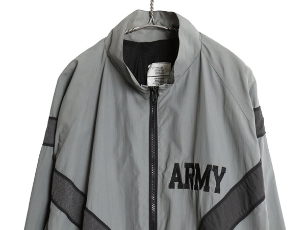 90s 米軍実物 US ARMY ナイロン トレーニング ジャケット X-LARGE LONG / 99年製 オールド ミリタリー IPFU 軍物 大きいサイズ ジャンパー