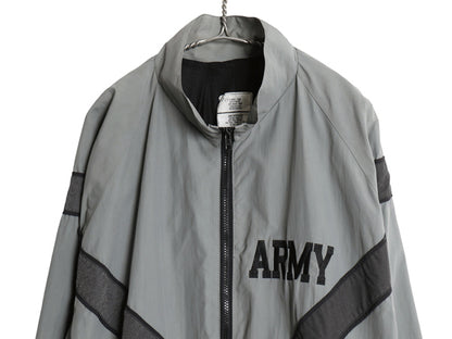 90s 米軍実物 US ARMY ナイロン トレーニング ジャケット X-LARGE LONG / 99年製 オールド ミリタリー IPFU 軍物 大きいサイズ ジャンパー