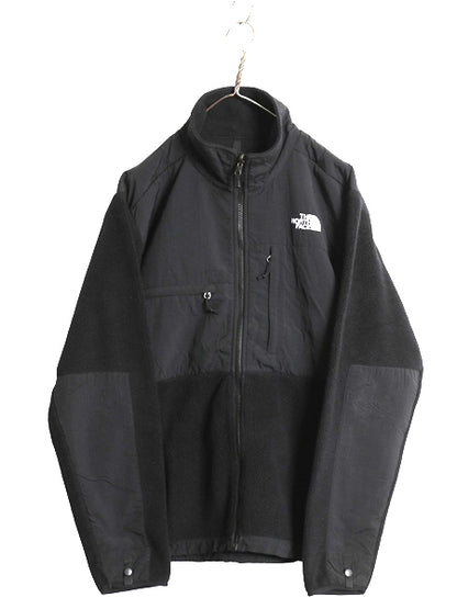 ノースフェイス デナリ ジャケット メンズ М 古着 アウトドア フリース ナイロン ブルゾン ジャンパー ハイネック フルジップ アウター 黒