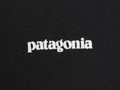 パタゴニア 両面 プリント 半袖 Tシャツ メンズ M / 18年製 アウトドア P6 ボックスロゴ バックプリント クルーネック カットソー ブラック