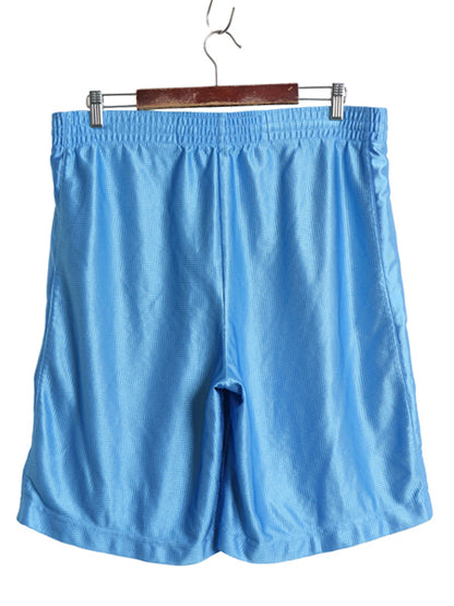 00s ナイキ バスケットボール ショーツ メンズ M / オールド トラック ジャージ バスパン ショートパンツ トレーニング ジム スウッシュ 青