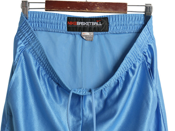 00s ナイキ バスケットボール ショーツ メンズ M / オールド トラック ジャージ バスパン ショートパンツ トレーニング ジム スウッシュ 青