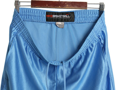 00s ナイキ バスケットボール ショーツ メンズ M / オールド トラック ジャージ バスパン ショートパンツ トレーニング ジム スウッシュ 青